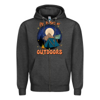 Charcoal Heather life is better outdoors Zipper Hoodie - JahusDesignShop