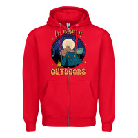 Red life is better outdoors Zipper Hoodie - JahusDesignShop
