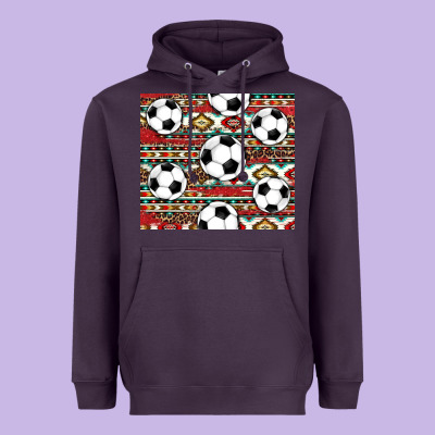 Western Soccer Heavyweight Hoodie Designed By Adodesignshop