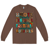 Chestnut boots flannels Long Sleeve Tee - AdoDesignShop
