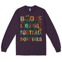Plum boots flannels Long Sleeve Tee - AdoDesignShop