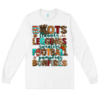 White boots flannels Long Sleeve Tee - AdoDesignShop