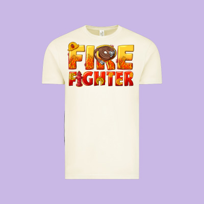 Firefighter Vintage Tee Designed By Texasbilliewilder