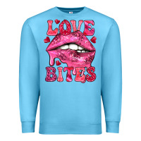 Ocean Blue love bites Premium Sweatshirt - NancyCooperArtShop
