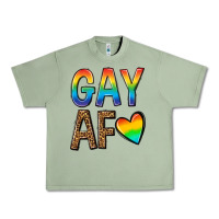 Oil Green gay af Urban Heavy Tee - texasbilliewilder