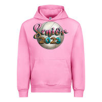 Fuchsia Pink volleyball senior 2023 Urban Hoodie - BundleAndBundleShop