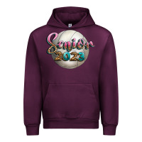 Mauve Wine volleyball senior 2023 Urban Hoodie - BundleAndBundleShop
