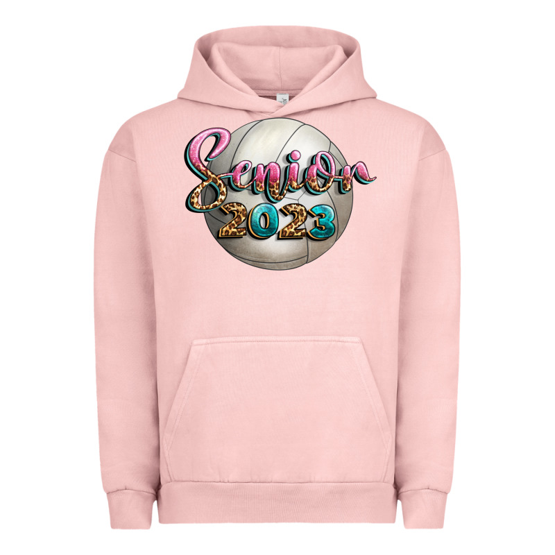 Volleyball Senior 2023 Urban Hoodie by BundleAndBundleShop | Teevron