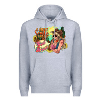 Heather Grey i just smile and say god bless Premium Hoodie - NancyCooperArtShop