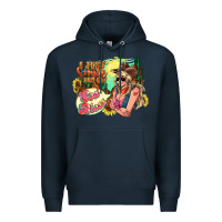 Navy i just smile and say god bless Premium Hoodie - NancyCooperArtShop
