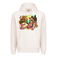 Pale Pink i just smile and say god bless Premium Hoodie - NancyCooperArtShop