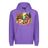 Purple i just smile and say god bless Premium Hoodie - NancyCooperArtShop