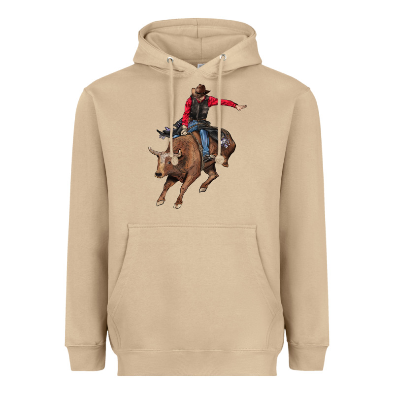 Western Cowboy Heavyweight Hoodie by AdoDesignShop | Teevron