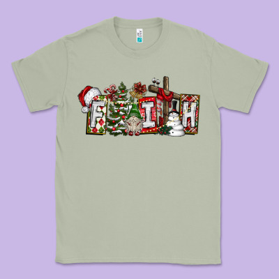 Faith Classic Tee Designed By Cowhidedigitalart