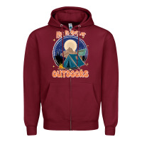 Burgundy life is better outdoors Zipper Hoodie - JahusDesignShop
