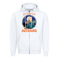 White life is better outdoors Zipper Hoodie - JahusDesignShop