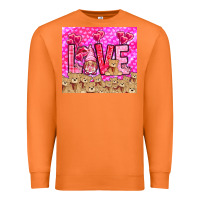 Carrot love gnome with bear Premium Sweatshirt - NancyCooperArtShop