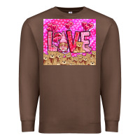 Chestnut love gnome with bear Premium Sweatshirt - NancyCooperArtShop