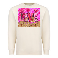 Sandshell love gnome with bear Premium Sweatshirt - NancyCooperArtShop