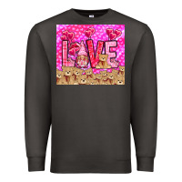 Smoke love gnome with bear Premium Sweatshirt - NancyCooperArtShop