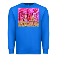 True Royal love gnome with bear Premium Sweatshirt - NancyCooperArtShop