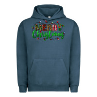 Pigment Midnight Navy merry christmas Urban Hoodie - BundleAndBundleShop