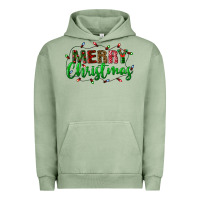 Pigment Oil Green merry christmas Urban Hoodie - BundleAndBundleShop