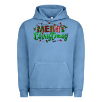 Pigment Pebble Blue merry christmas Urban Hoodie - BundleAndBundleShop