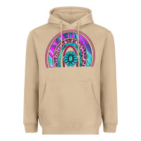 Mushroom rainbow and gemstone Heavyweight Hoodie - AdoDesignShop