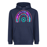 Navy rainbow and gemstone Heavyweight Hoodie - AdoDesignShop