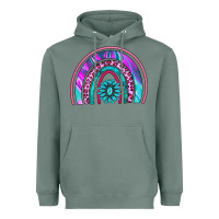 Sage rainbow and gemstone Heavyweight Hoodie - AdoDesignShop