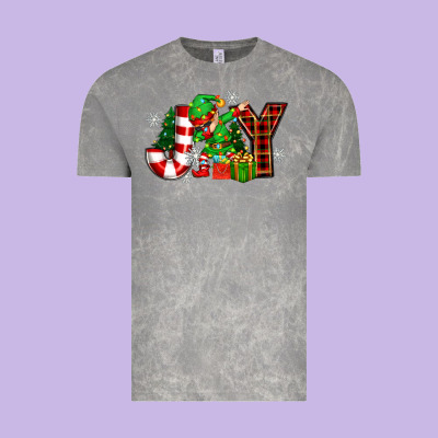 Christmas Joy Elf Vintage Tee Designed By Zillion Design Studio