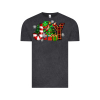 Vintage Black christmas joy elf Vintage Tee - Zillion Design Studio