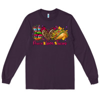 Plum peace love tacos Long Sleeve Tee - CTS Tumbler Store