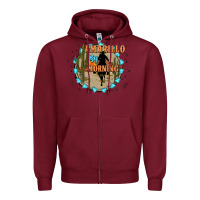 Burgundy amarillo by morning Zipper Hoodie - JahusDesignShop