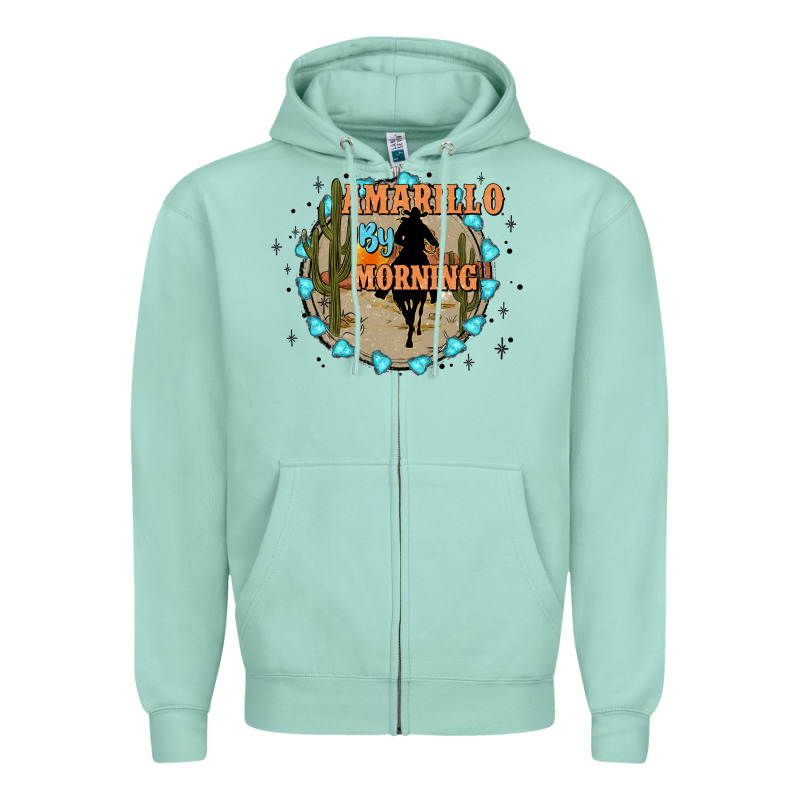 Amarillo By Morning Zipper Hoodie by JahusDesignShop | Teevron