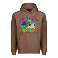 Chestnut im turtley adorable Premium Hoodie - NancyCooperArtShop