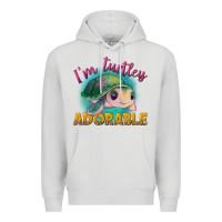 Dove Grey im turtley adorable Premium Hoodie - NancyCooperArtShop