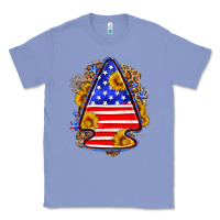 Colony Blue American flag arrowhead Classic Tee - Neo Western