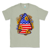 Matcha American flag arrowhead Classic Tee - Neo Western