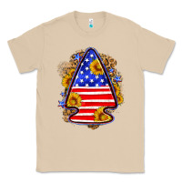 Mushroom American flag arrowhead Classic Tee - Neo Western