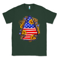 Sports Green American flag arrowhead Classic Tee - Neo Western