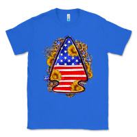 True Royal American flag arrowhead Classic Tee - Neo Western