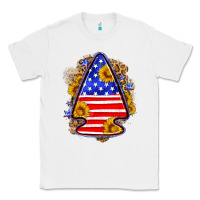 White American flag arrowhead Classic Tee - Neo Western