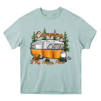 Arona camping is my happy place Heavy Core Tee - SublimationCraftShop
