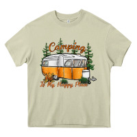 Mossy camping is my happy place Heavy Core Tee - SublimationCraftShop