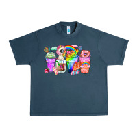Midnight Navy unicorn coffee cups Urban Heavy Tee - Zillion Design Studio