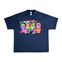 Navy unicorn coffee cups Urban Heavy Tee - Zillion Design Studio