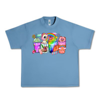 Pebble Blue unicorn coffee cups Urban Heavy Tee - Zillion Design Studio
