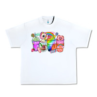White unicorn coffee cups Urban Heavy Tee - Zillion Design Studio